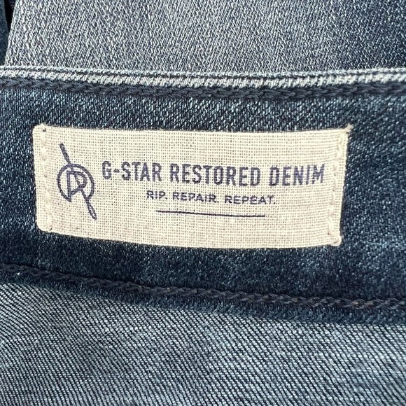 NWT G-Star Raw 5 Pocket D-Staq Mid Skinny Distressed Jeans Size 24 Women’s - Picture 10 of 12